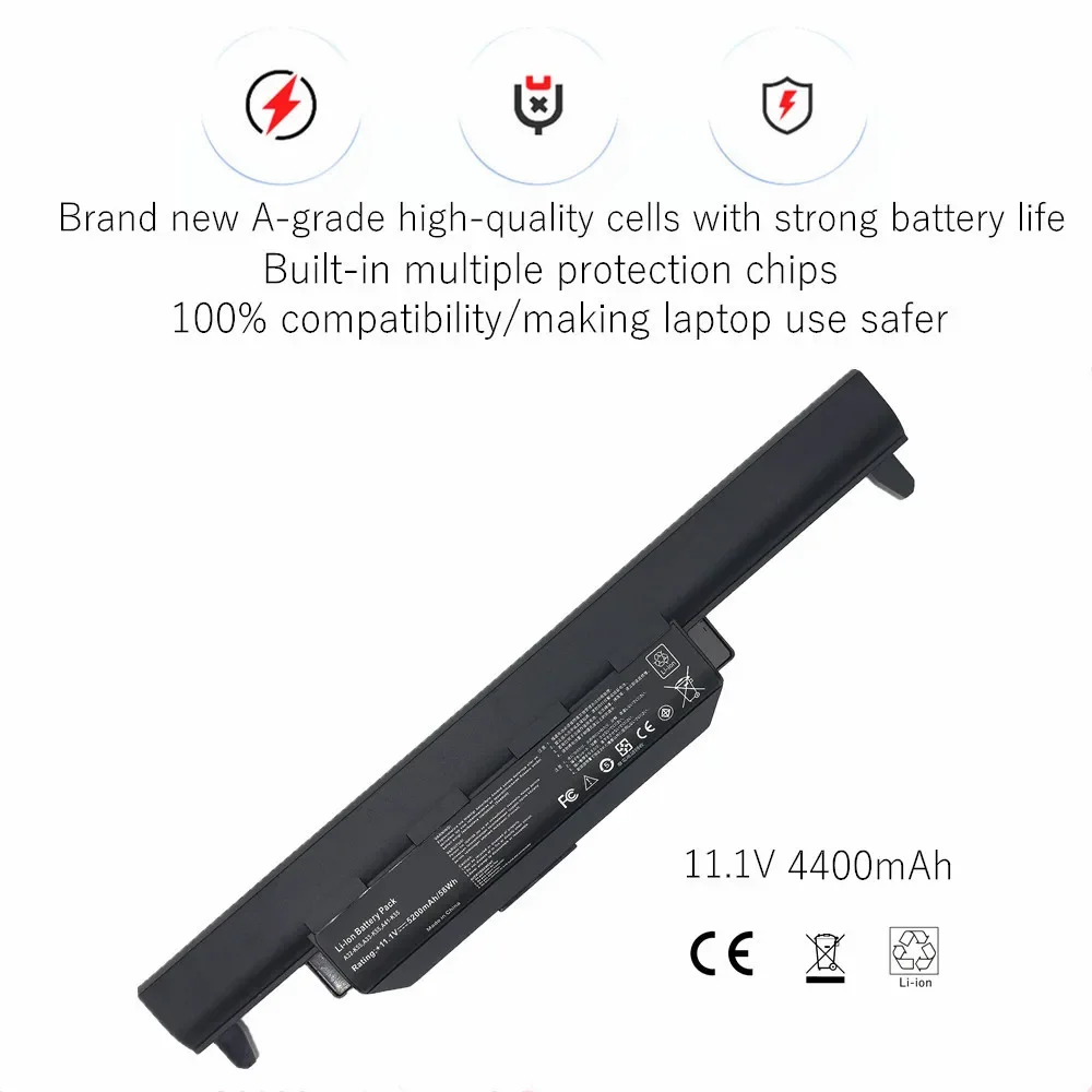 Laptop Battery for ASUS K55A K55D K55N K55V K75 K75A K75D K75V X45 X45E X55 X55V A85 K95 R400 R500 R700 U57 X75 X55 X55C X55U