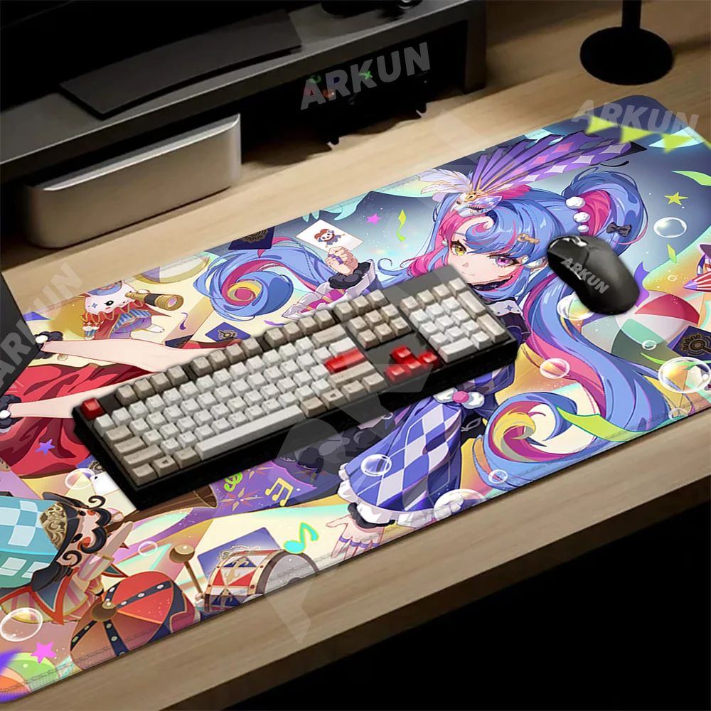 Cute Pretty Roccia Cool Top Popular Wuthering Waves Gaming Mouse Pad XL HD Mousepad keyboard Non-Slip Office Carpet Laptop Mat