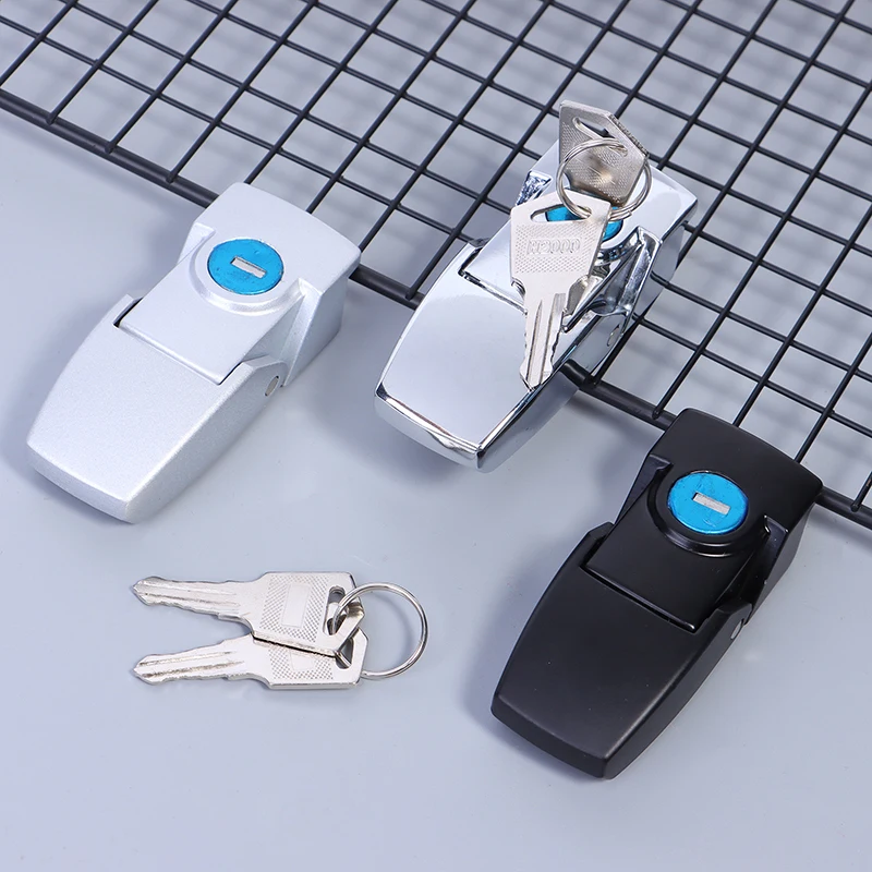 Dk604 замок с пряжкой из нержавеющей стали, защелка шкафа, выдвижной замок с двумя ключами