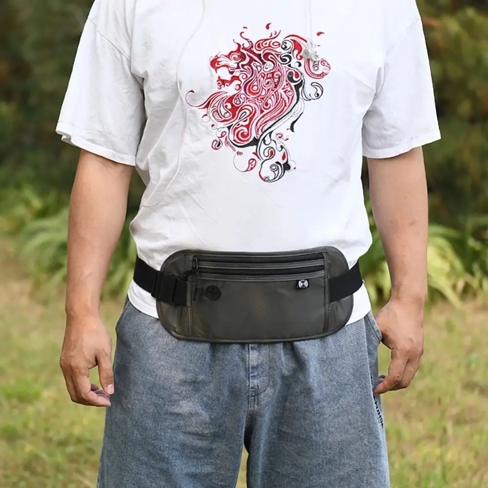 Belt Bag Travel Waist Pack Money Pouch Outdoor Sports Hidden Casual Bag Waist Pouch Hidden Waist Bag Hidden Security Wallet