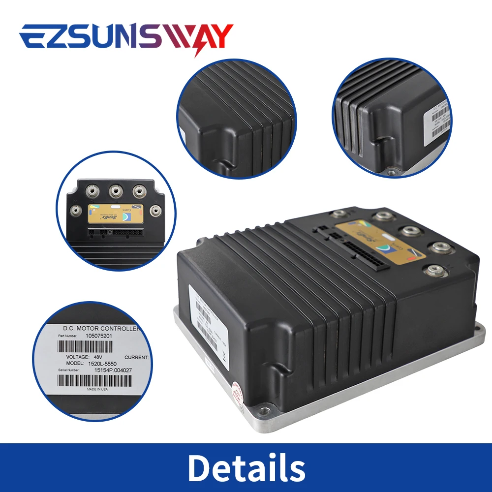 1520L-5550 48V 500A وحدة تحكم المحرك 105075201 ل كورتيس نادي سيارة كاريال 500