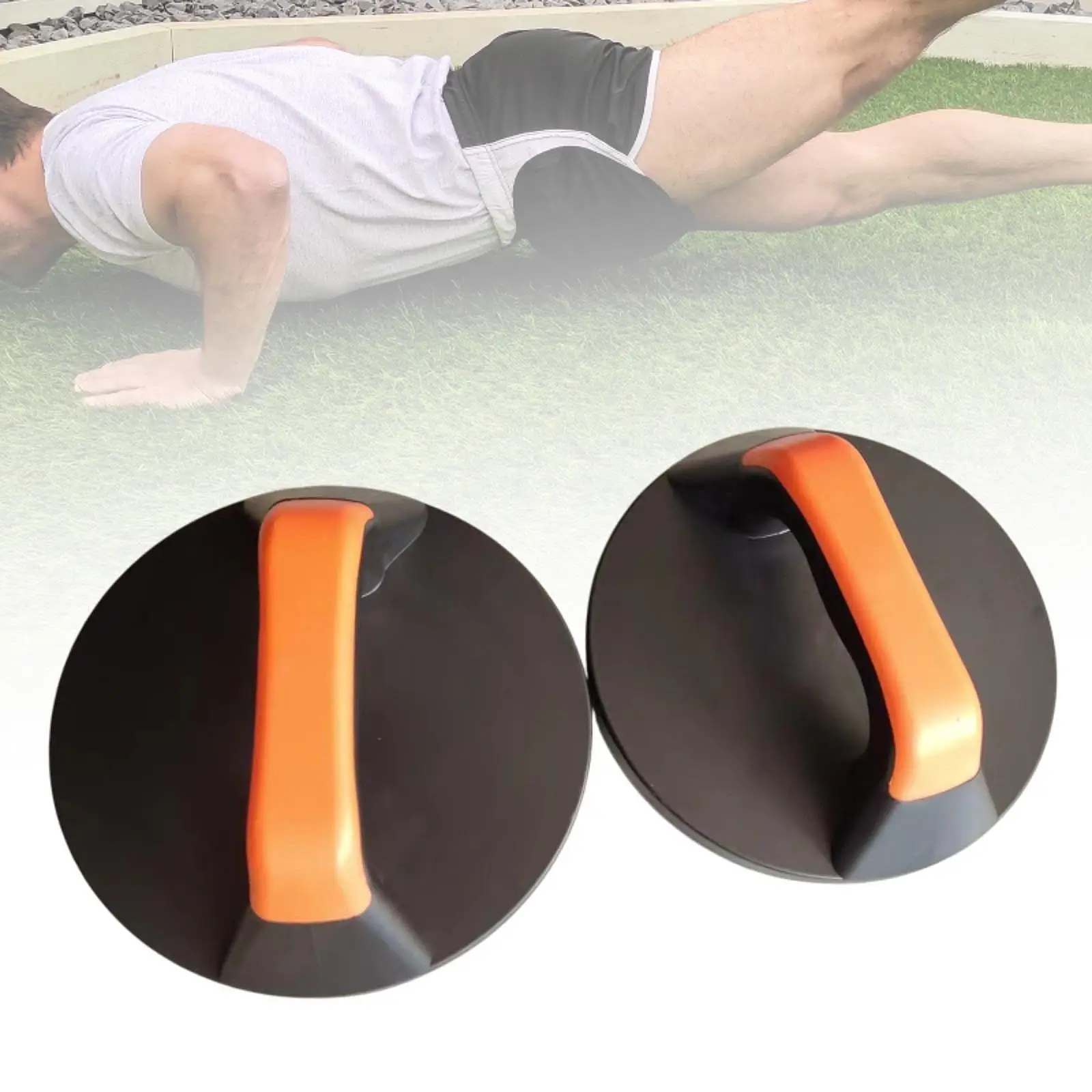 Maniglie push up rotanti da 2 pezzi, rotonde girevoli a 360 gradi, portatili, per supporti pushup da pavimento, per allenamento, palestra, casa, fitness al coperto