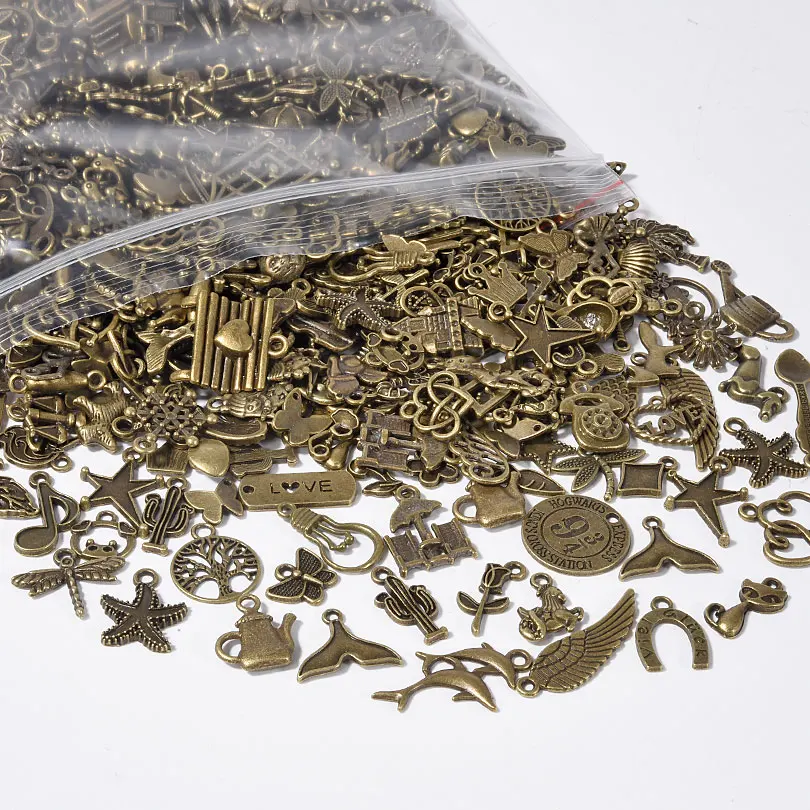 Древний бронзовый цвет, металлические милые подвески для изготовления ювелирных изделий, крылья, животные, морская звезда, подвески из сплава, DIY браслеты, материалы Древний бронзовый цвет, металлические милые подвески для изготовления ювелирных изделий, крылья, животные, морская звезда, подвески из сплава, DIY браслеты, материалы