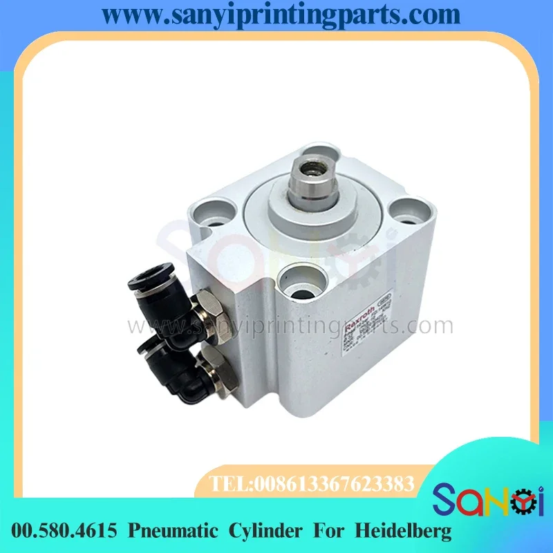 

1 шт. пневматический цилиндр Heidelberg 00.580.4615 D32 H10 DW для SM74 PM74 SM102 CD102 CX102 Детали печатной машины
