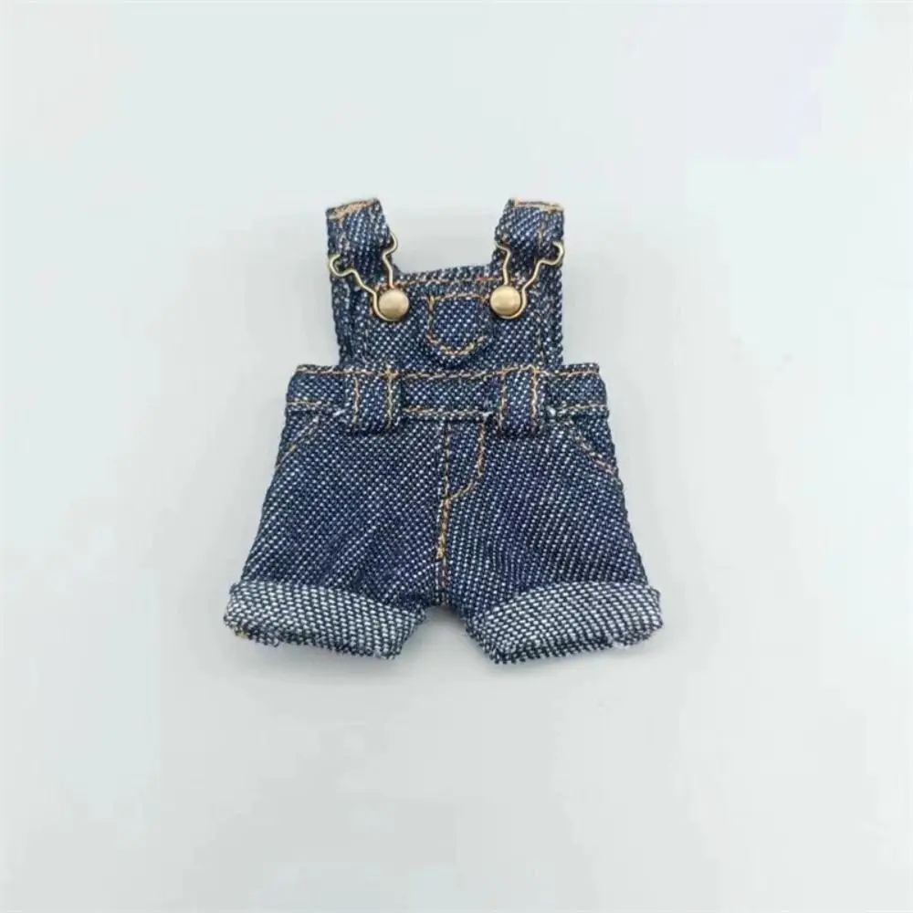 Mode Casual Trägt OB11 Denim Hosen Spielen Haus Dress Up Puppe Kleidung Overalls Baumwolle Outfit Puppe Jeans Hosen GSC 1/12 Bjd