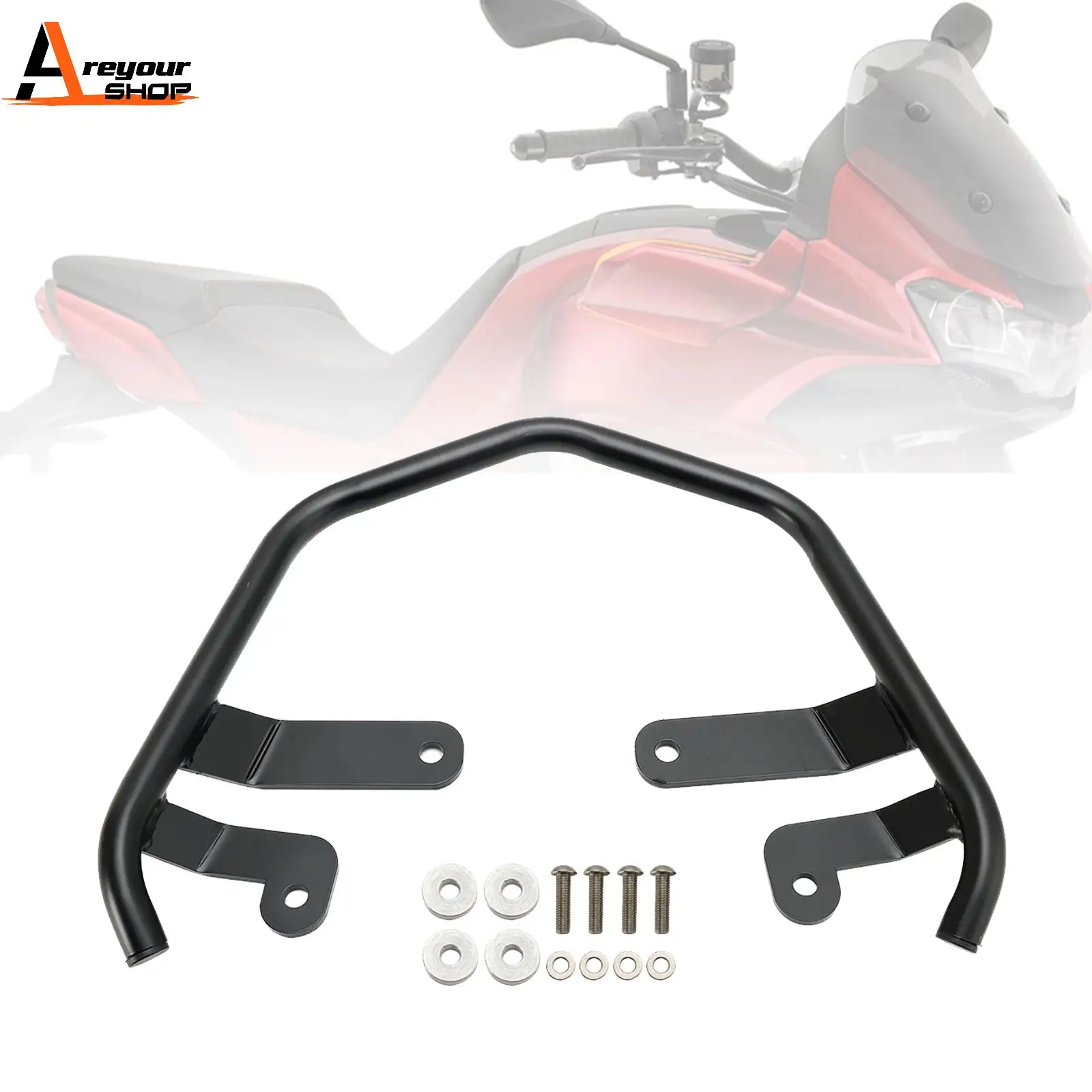 Areyourshop Passenger Armrest Hand Holder fit for MOTO GUZZI V100  V 100 Mandello 2022 2023 2024