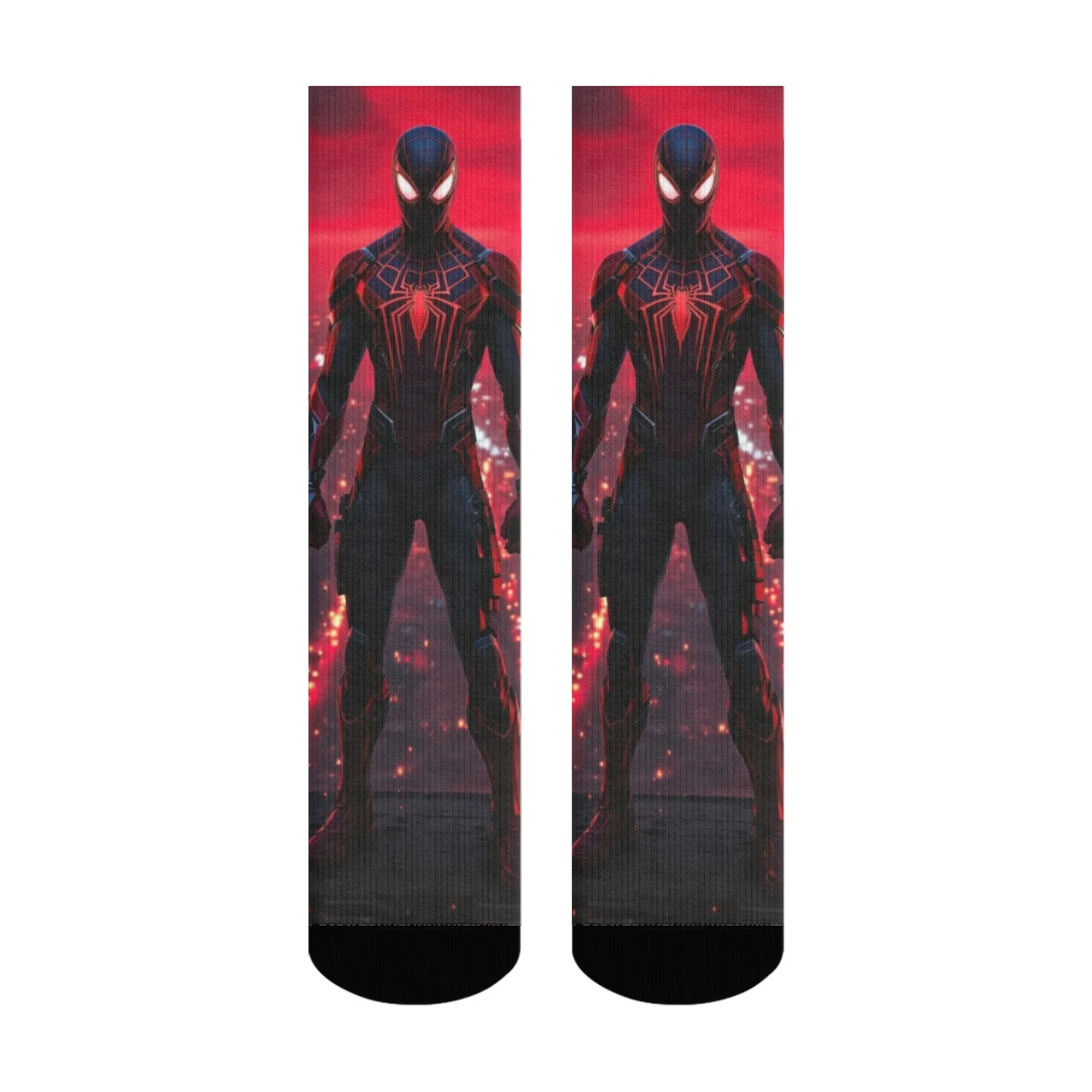 

1 Pair Stunning Spider Man Cartoon Crew Socks Top-Notch Quality,Comfy and Fashionable Perfect for Marvel Fans’ Daily Trendy Wear