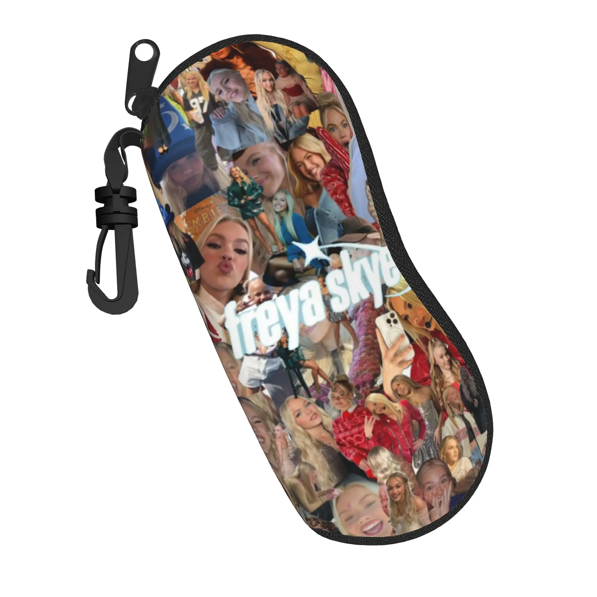 Freya Skye tour Glasses Case Women Fashion Zipper  Eyeglasses Protector Ins Glasses Box