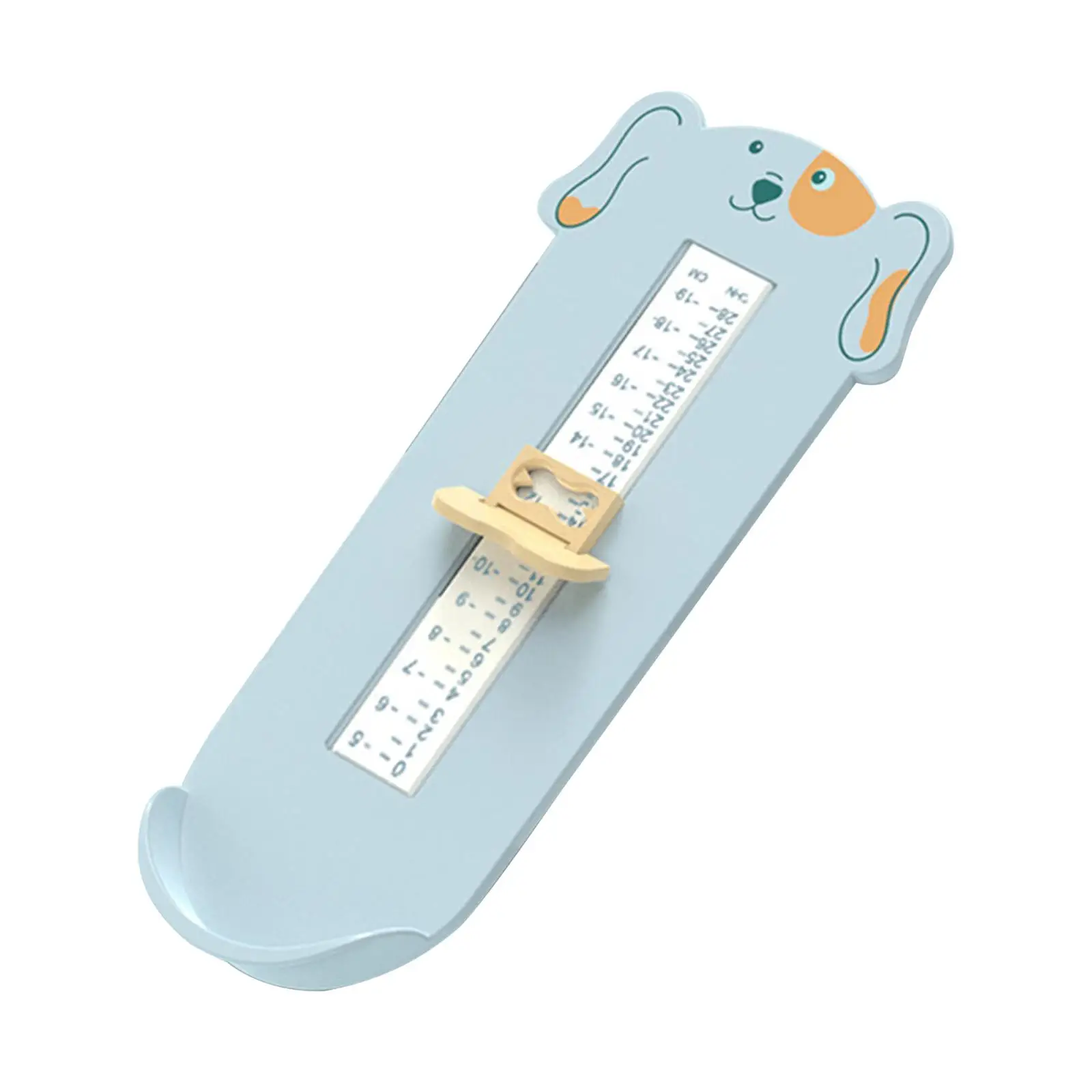 子供用足測定器-ブルードッグスタイル-正確なサイズ測定器-オンラインで靴を購入するための測定器