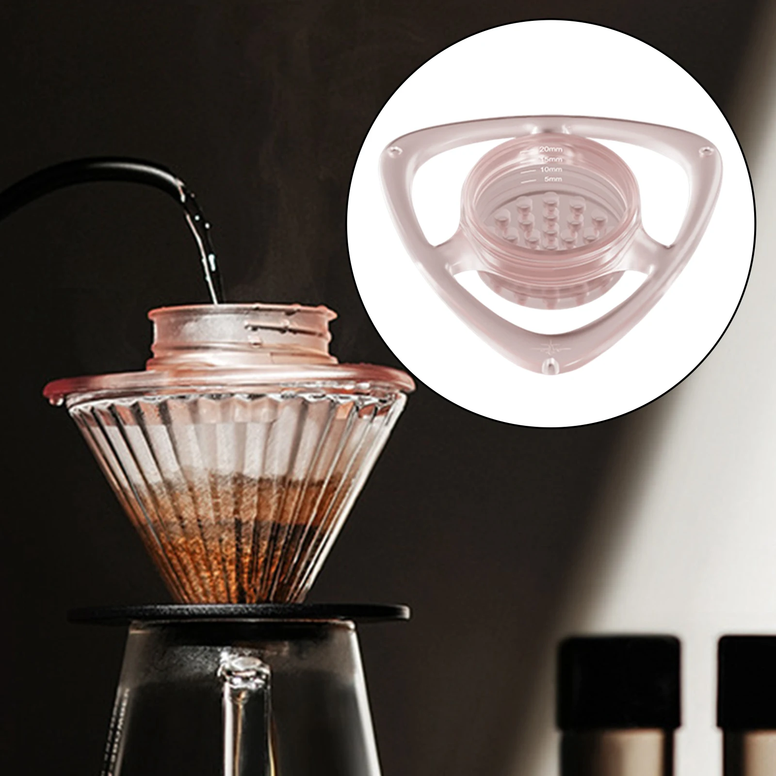 

Профессиональный фильтр для кофе, 1 шт., переключатель премиум-класса, многоразовый регулируемый переходник для кофе из смолы для точного контроля заваривания