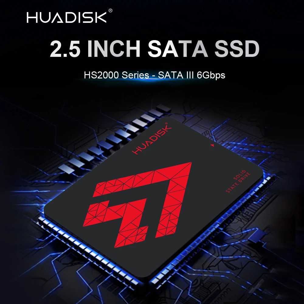 

HUADISK Solid-State Drive 6Gb/s 256GB 2.5 inch SATA 3 SSD Interal Hard Disk for PC Notebook