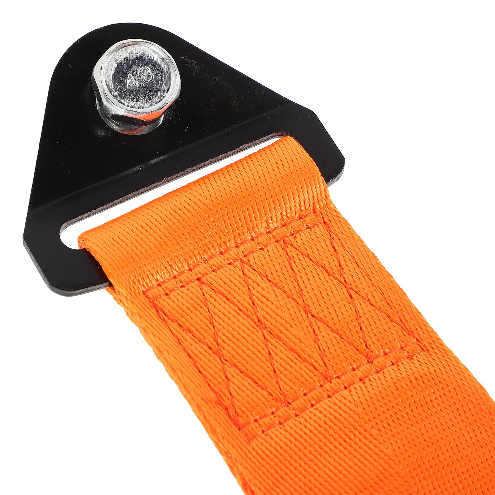 2Pcs Nylon Tow Strap Car Traction Rope Decorative Bumper Modification Racing Style Automotive Pull Strap Reliable Exterior