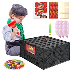 134Pcs Whack a Balloon Game Set Interactive Pop The Balloon Game Funny Tricky Balloon Desktop Board Games for Family Gatherings