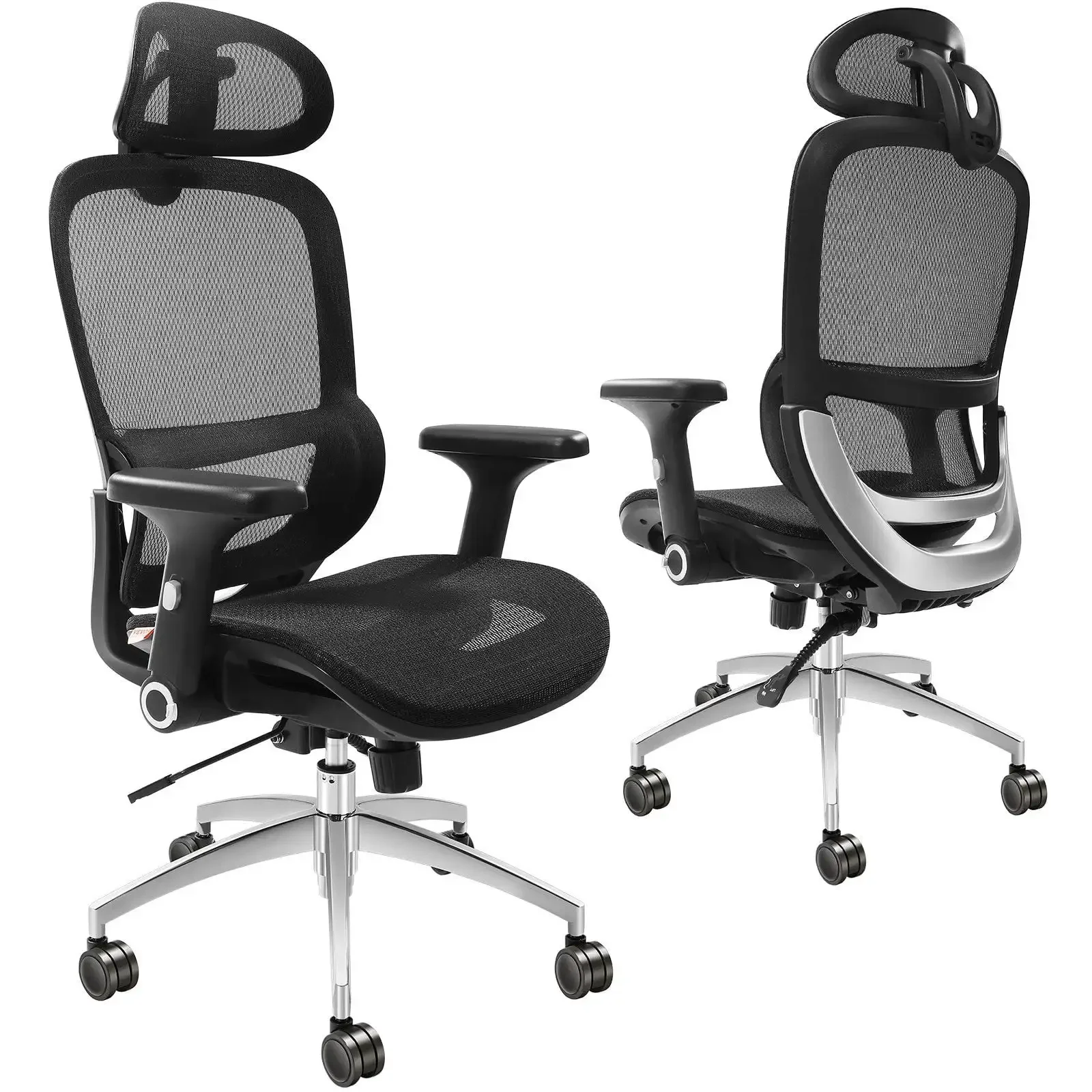 

Ergonomic Office Chair, Desk Chair with Mesh Seat, Angle and Height Adjustable Home Office Chair with Back