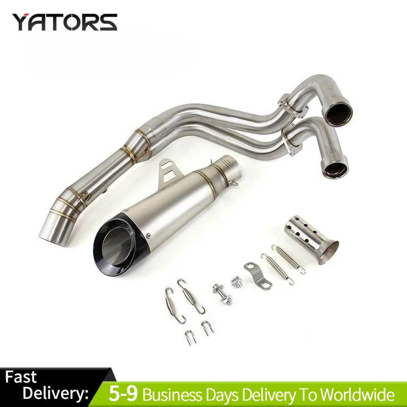 Exhausts Pipes YZF R7 2021-2025 for Yamaha MT-07 Whole System Exhaust Header Pipe Muffler Tips Exhaust Systems