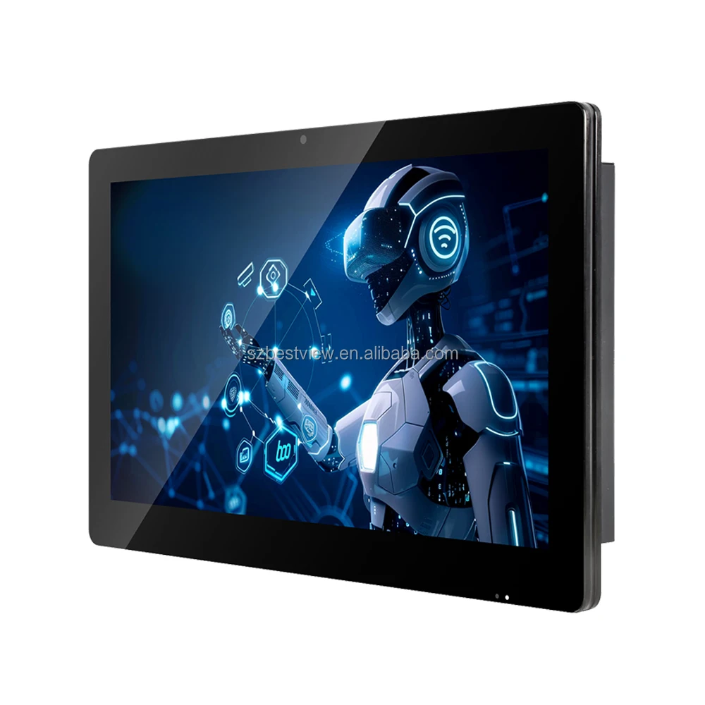 15 Inch Industrial Capacitive Touch Screen Monitor 4:3 IP65 Front Waterproof True Flat LCD Display for POS ATM Kiosk