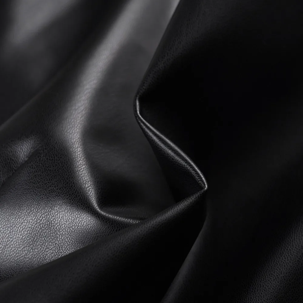 PU-leer metalen bevestigingsrok Lage taille Slim Fit Pakket Hippe rok met voering aan de binnenkant Zwarte onregelmatige halflange rok