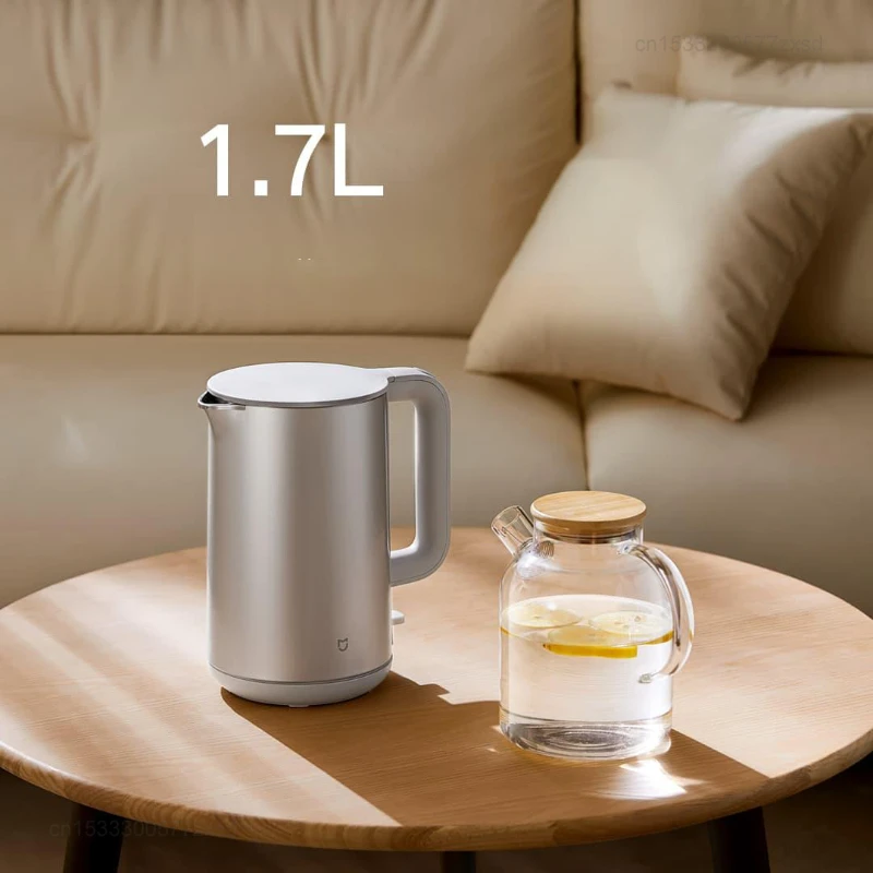 Xiaomi Mijia Electric Kettle S1 Quick Boiling 220V 1800W 1.7L Capacity Anti-Overheat Protection 316L Stainless Water Kettle Home