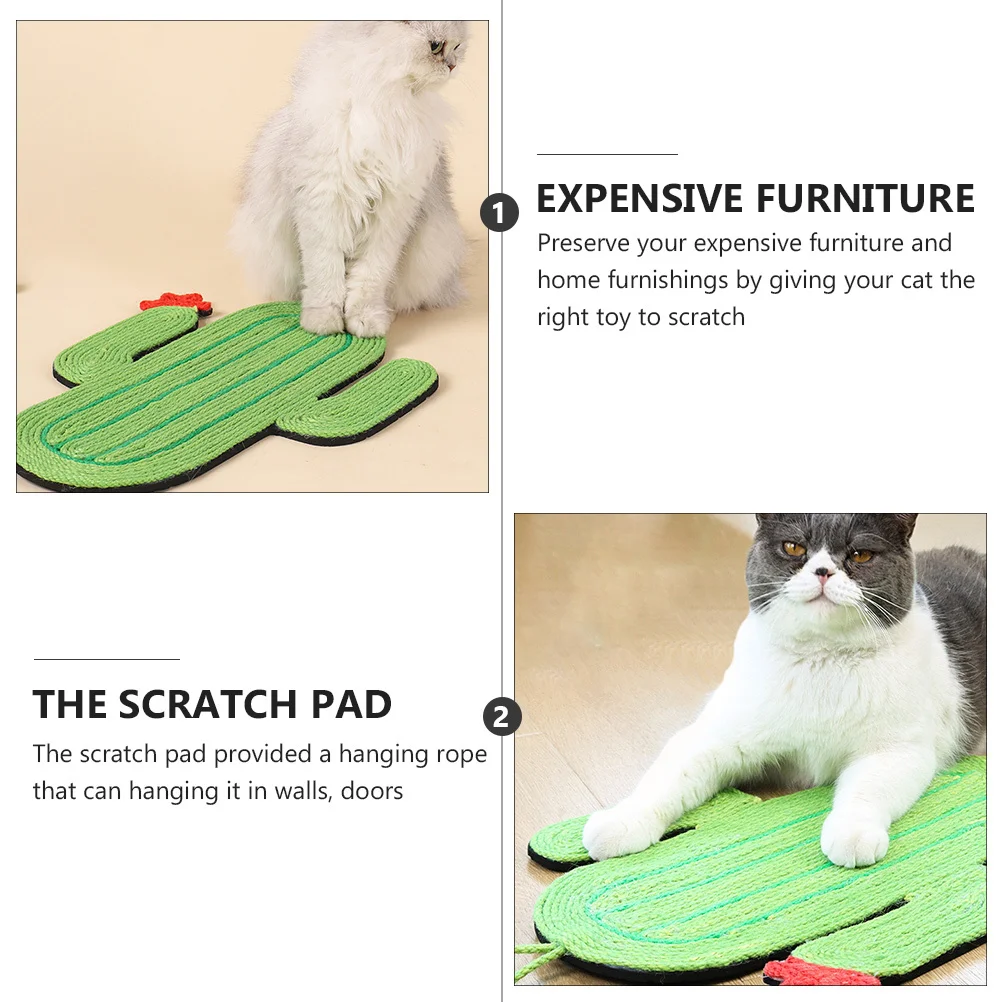 

Pad Sisal Mat For Kitten Wall Floor Hanging Rope Scratch Durable Cat Scratcher Pet Cat Scratching Bed Kitten Scratch Mat