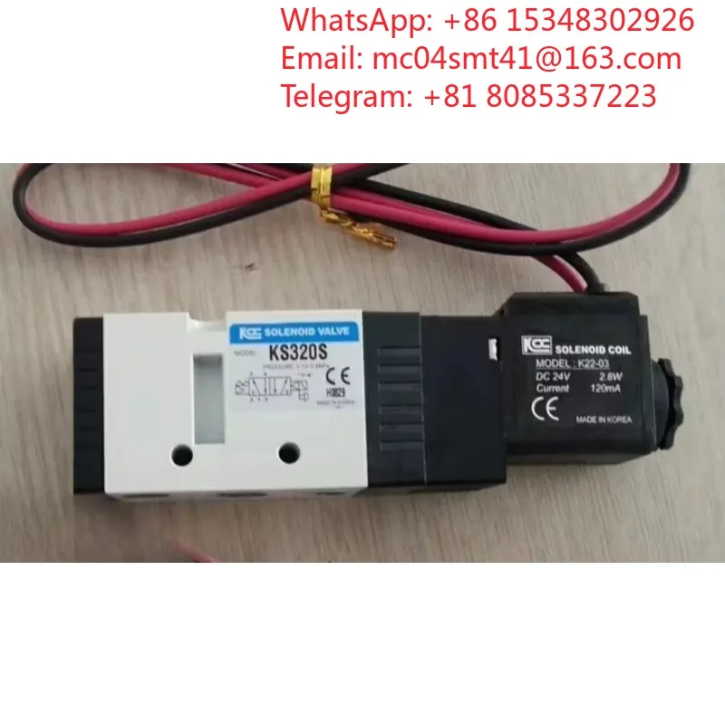 KS320S Pneumatic Solenoid Valve 5/2 Way Pilot Operated Air Control Valve for Automation Cylinder Drive