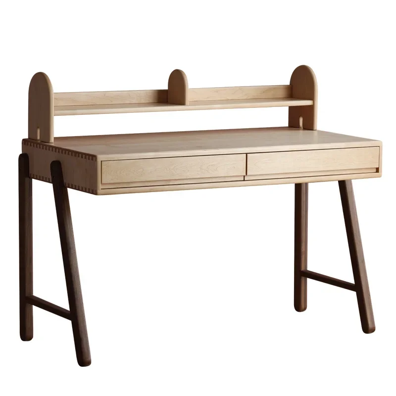 

Nordic all solid wood children's desk study bedroom study table household log computer desk