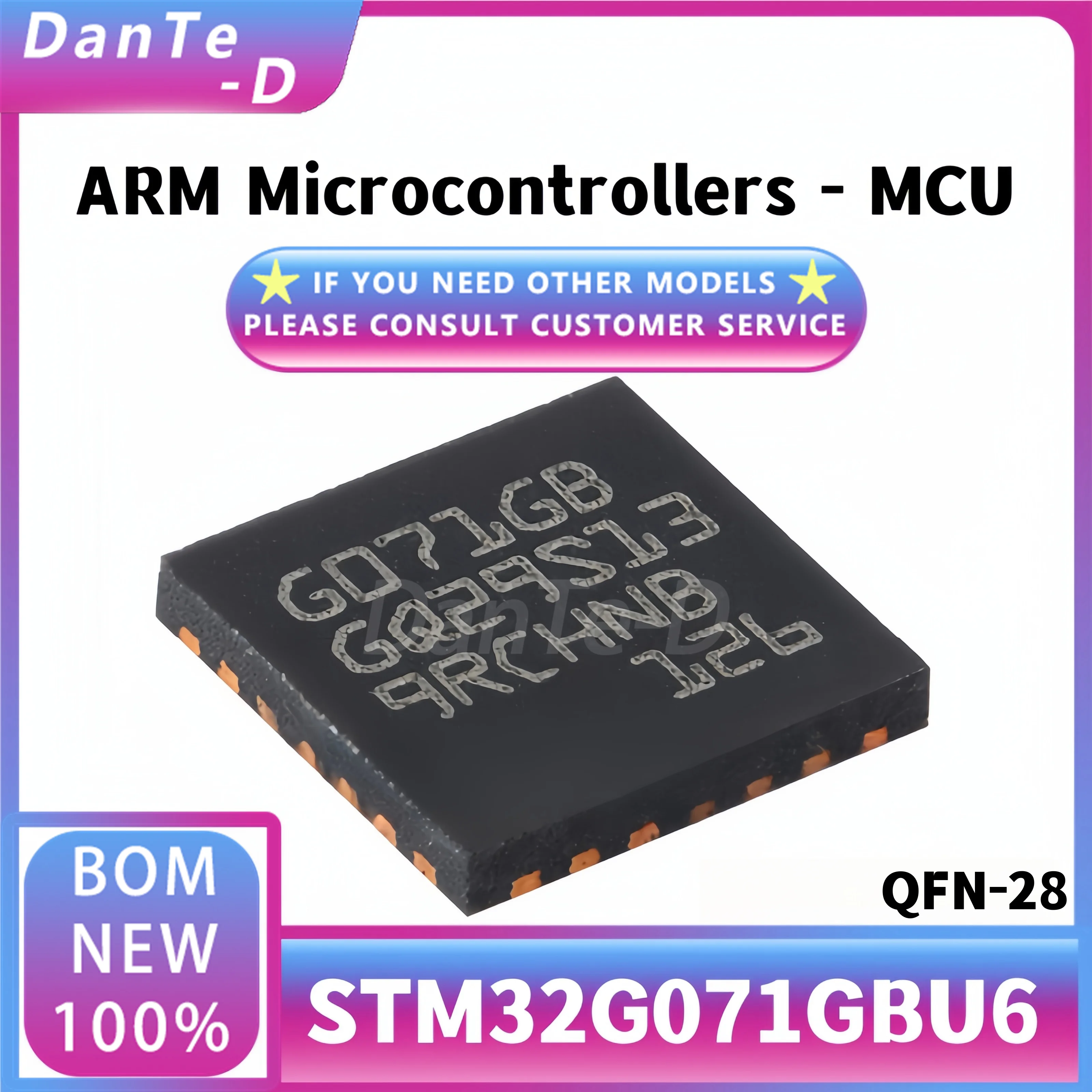 STM32G071GBU6 UFQFPN-28 ARM Cortex-M0+ 32-bit microcontroller IC original authentic