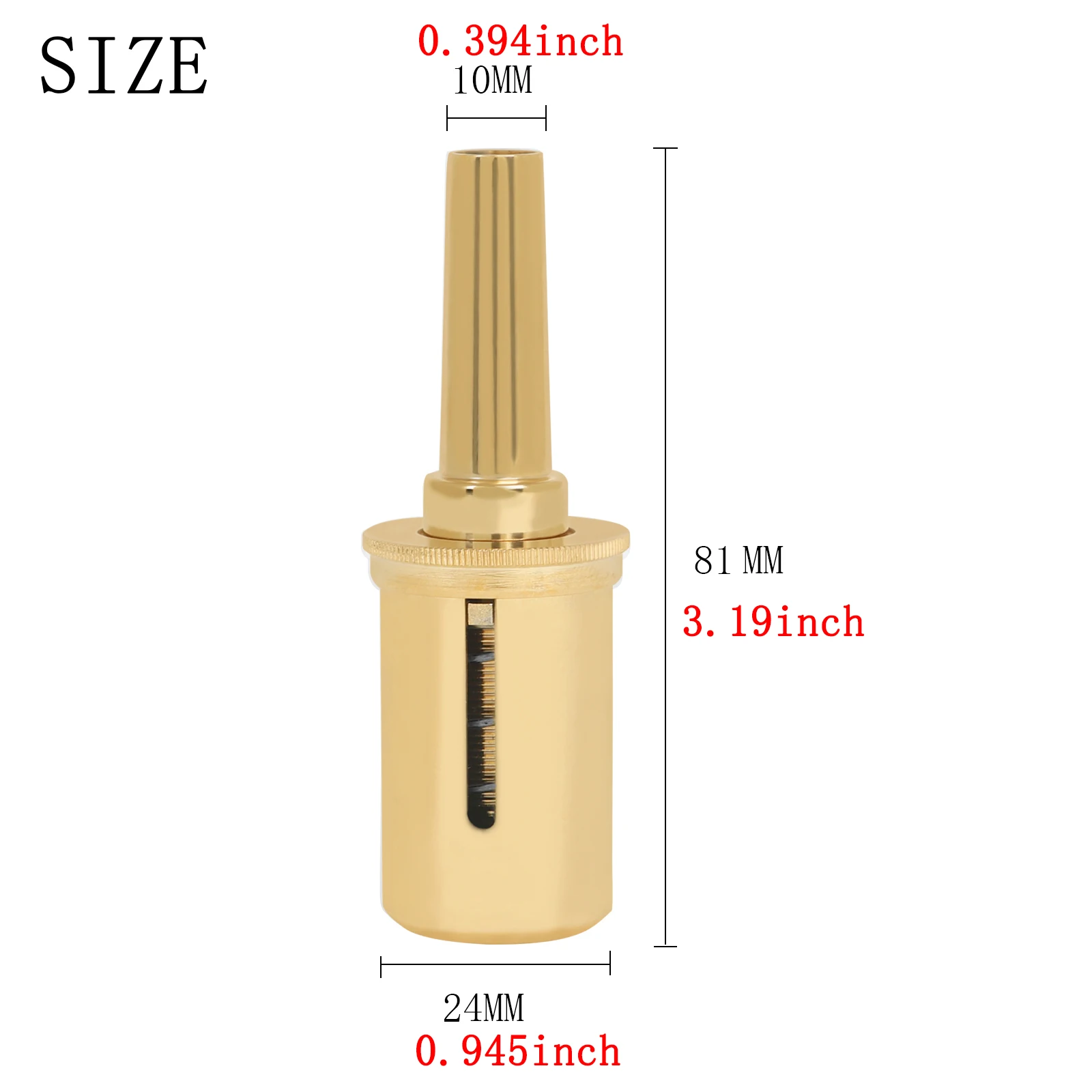 TR‑13 Trumpet Mouthpiece Corrector Pressure Reducer Training Tool Metal Trumpet Training Attachment for Trumpet Skill Exercise