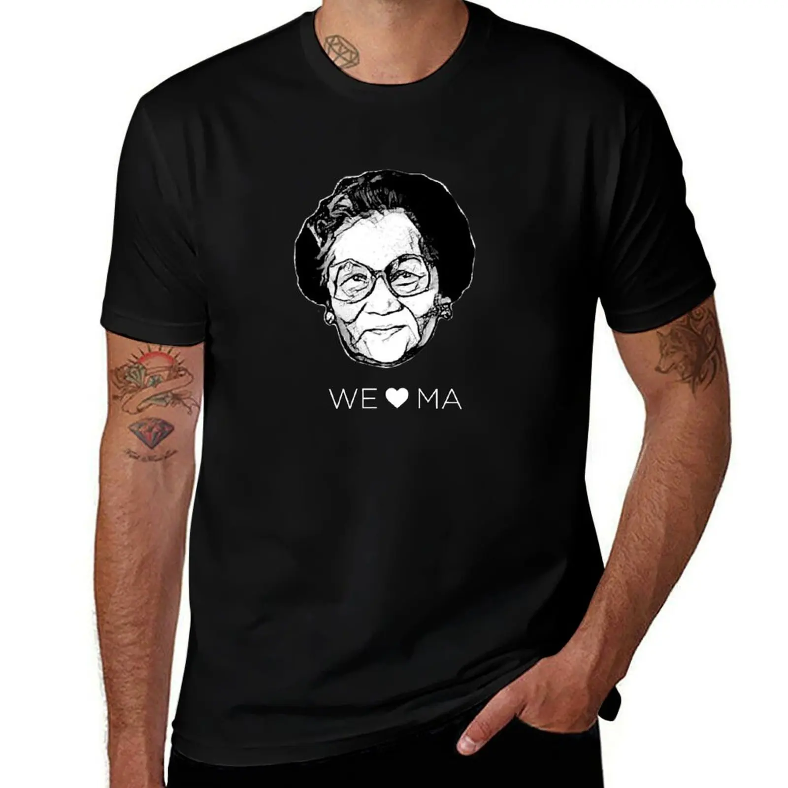 We Love Ma - Option 2 T-Shirt Casual Simple Design Short Sleeve Shirt T-Shirt