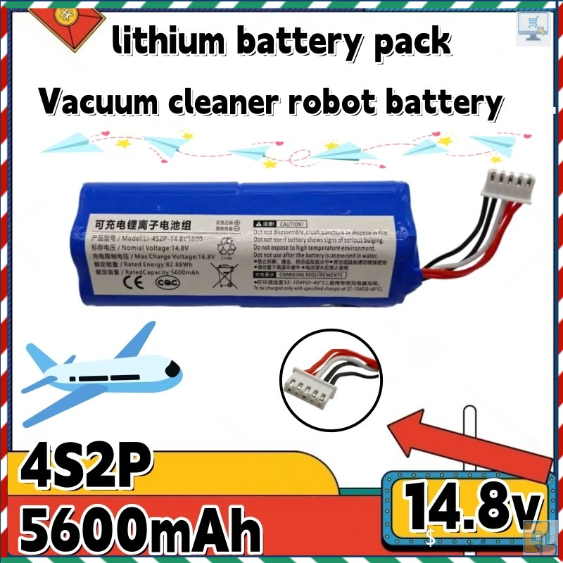 Аккумулятор S10-Li-144 для пылесосов ECOVACS N8, Hybrid, DBX11-11.950,920,DX9G,N7 Deebot T9,X1,Ozmo T8,T10,N8 Pro,AIVI Yeedi 2 ▫