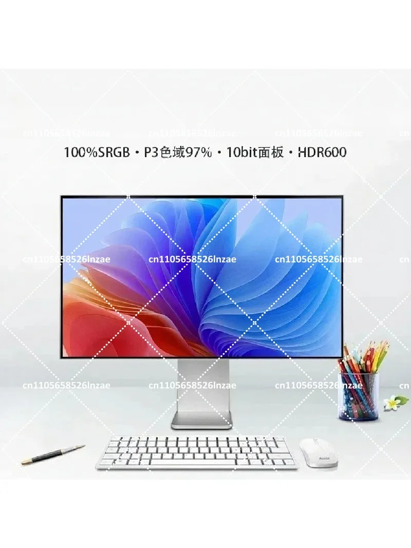 27 Inch 4K Mirror Monitor, Full Aluminum Alloy Body, Designer External Display Screen