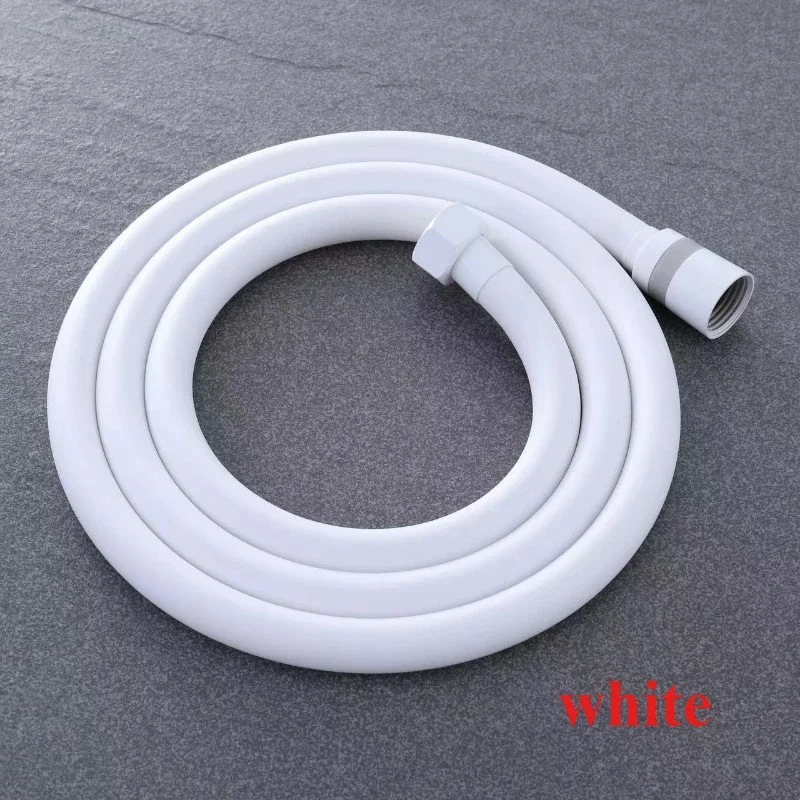 Mangueira Handheld do chuveiro do PVC Flexível universal, anti enrolamento Tubo de água à prova de explosão Tubo de extensão da torneira do banheiro