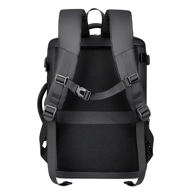 USBLarge capacity backpack hard shell commuter bag fashion notebook 17 inch computer bag ABS material travel waterproof suitcase