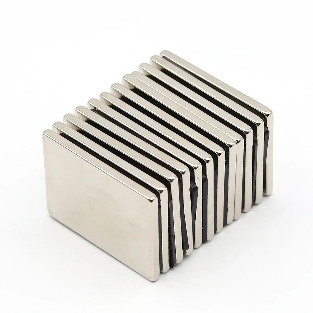 N35 40x30x2 40x30x4 NdFeB Block Neodymium  Magnet Super Strong Permanent Magnetic Motor Generator Search Magnets Fridge  40x30mm