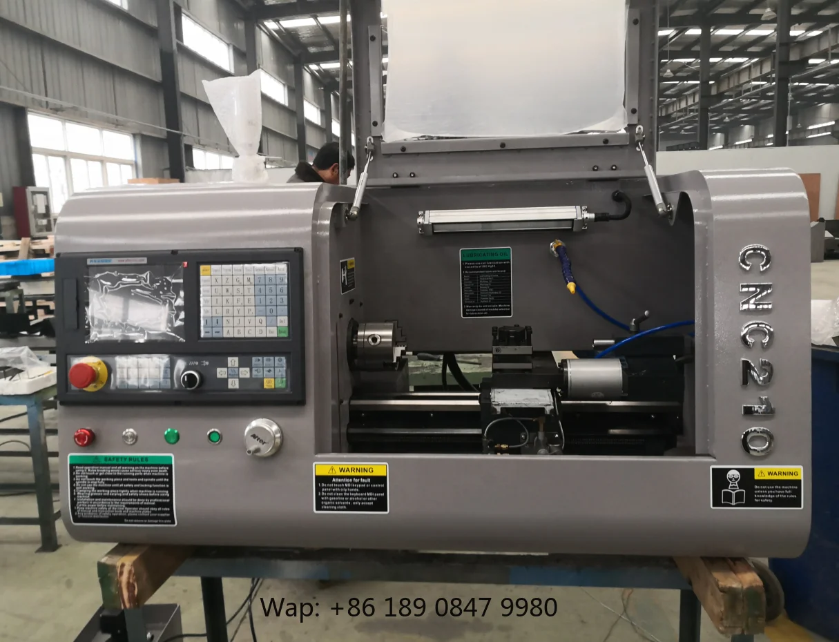 【Hot】CNC210 Benchtop Cnc Lathe for School Education and DIY Hobby Users
