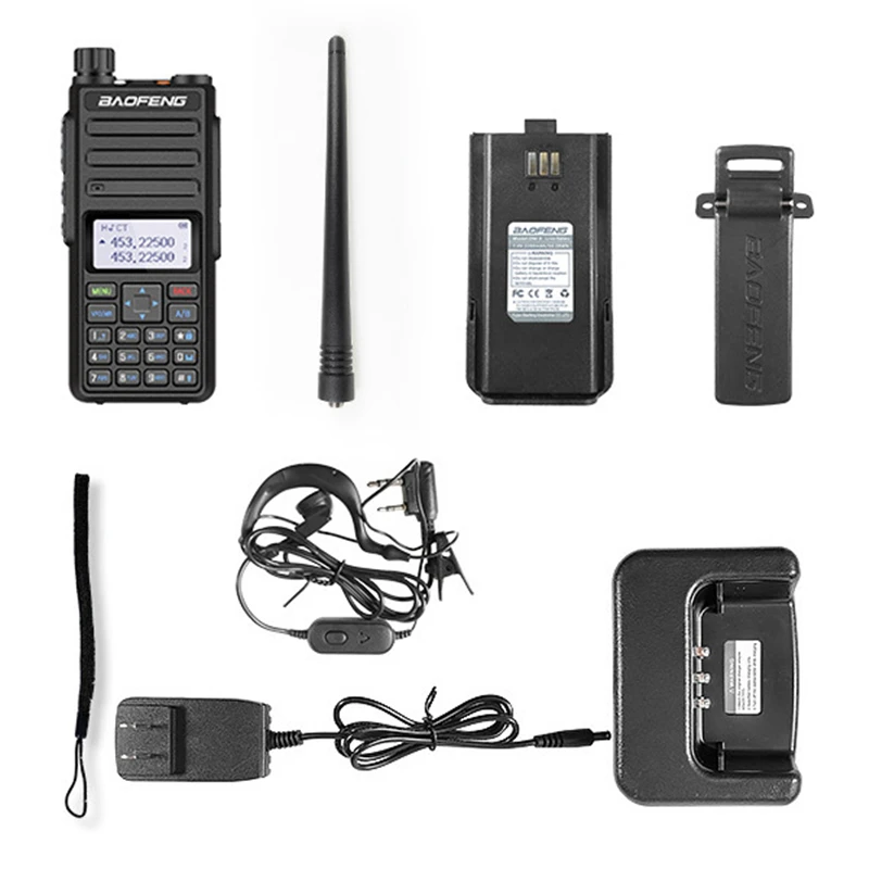 BAOFENG-BF-H6 Walkie Talkie, Amateur, 20km hohe Leistung, Ham Radios Transmitter, Long Standy, Zwei-Wege-Radio, Com unica dor