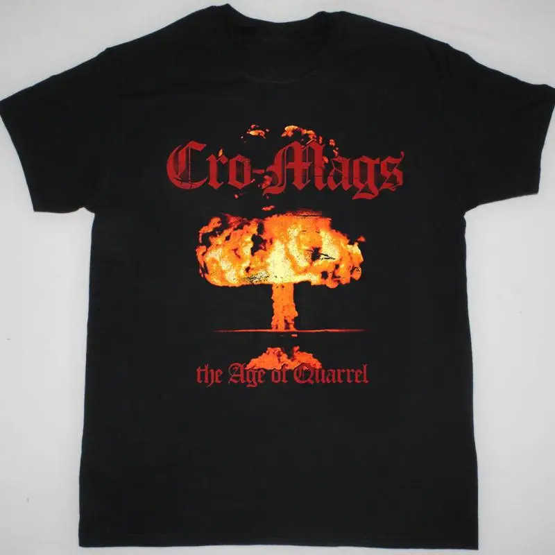 

Cro Mags The Age Of Quarrel Черная мужская подарочная рубашка всех размеров