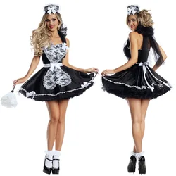 Women Sexy Maid Servant Anime Role Play Party Stage Lolita Clothing  Cosplay Costumes Erotic Nightclub Exotic Apparel