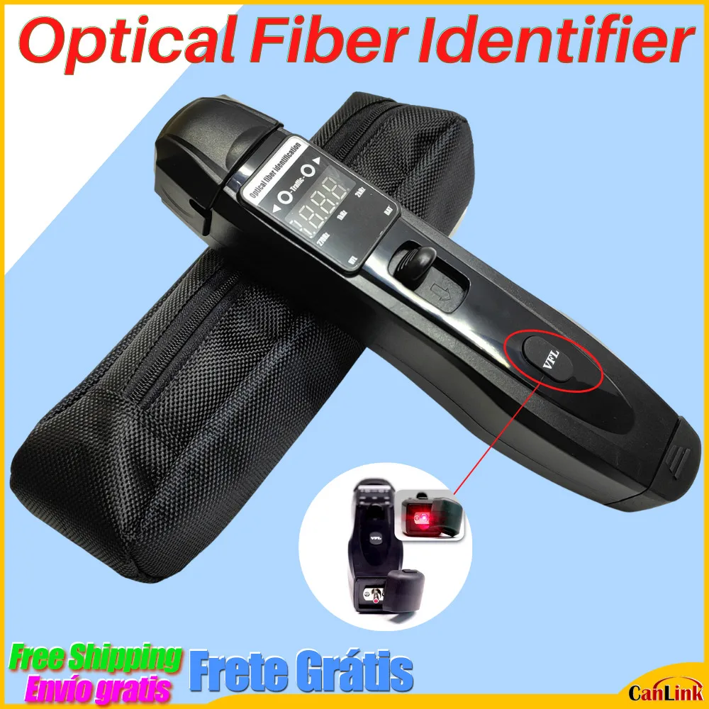 New Optical Fiber Identifier NK411 Live Detector With Visual Fault Locator 800-1700nm SM MM Free Shipping