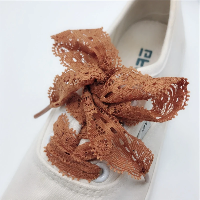 1 Pair New Lace Shoelaces Women\'s Casual Shoes Fashion Ribbon Shoelace Outdoor Sneakers Black Shoe Laces 80CM/100CM/120CM