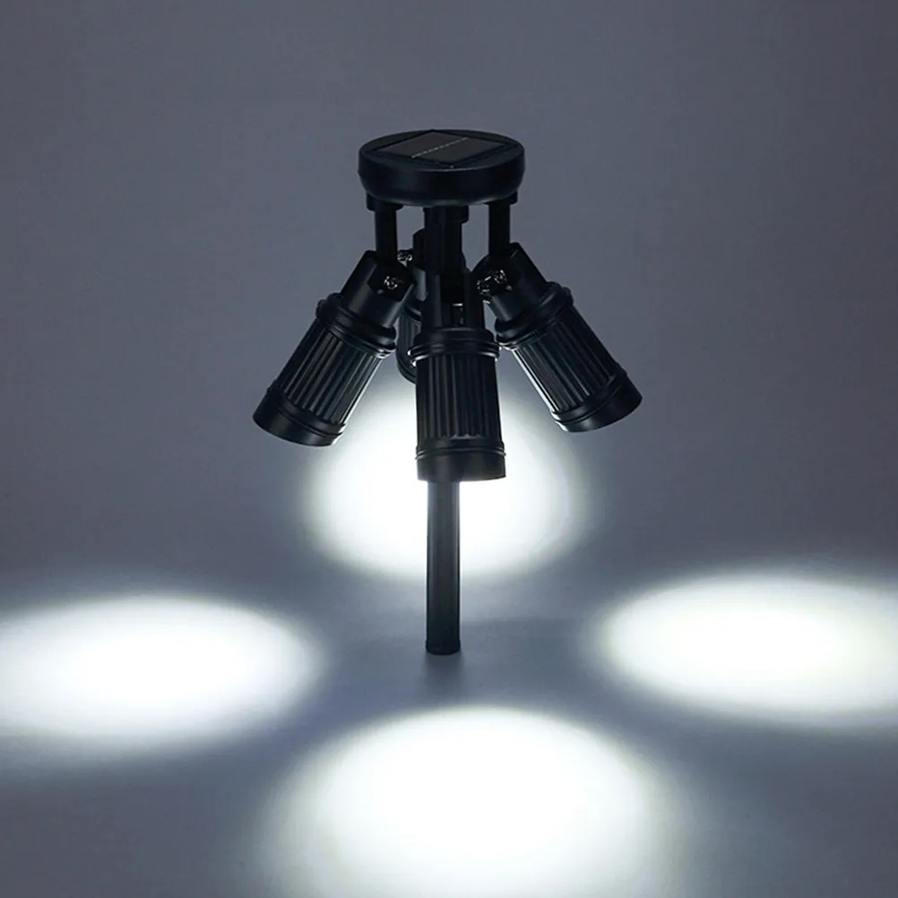 分割型ソーラーライトランプ-led照明ツール-ガーデン屋外スポットライト-4ヘッドヤードライト