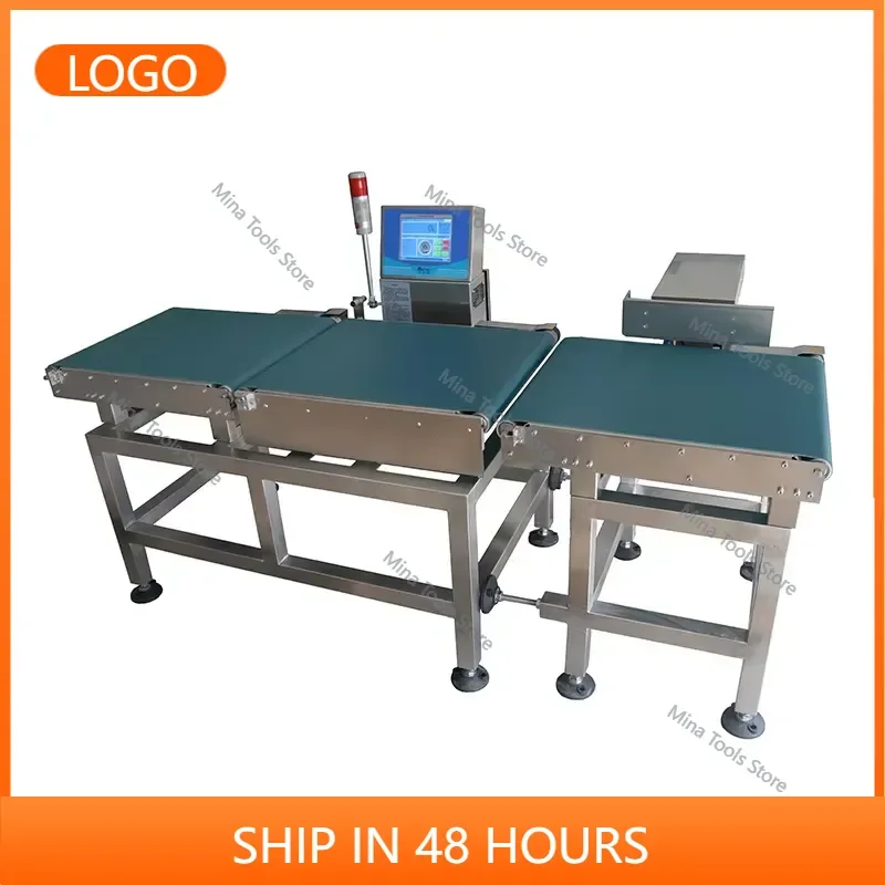 New Macinte High Precision High Speed Big Size 304 Stainless Steel Touch Panel Checkweigher Weight Detection Machine