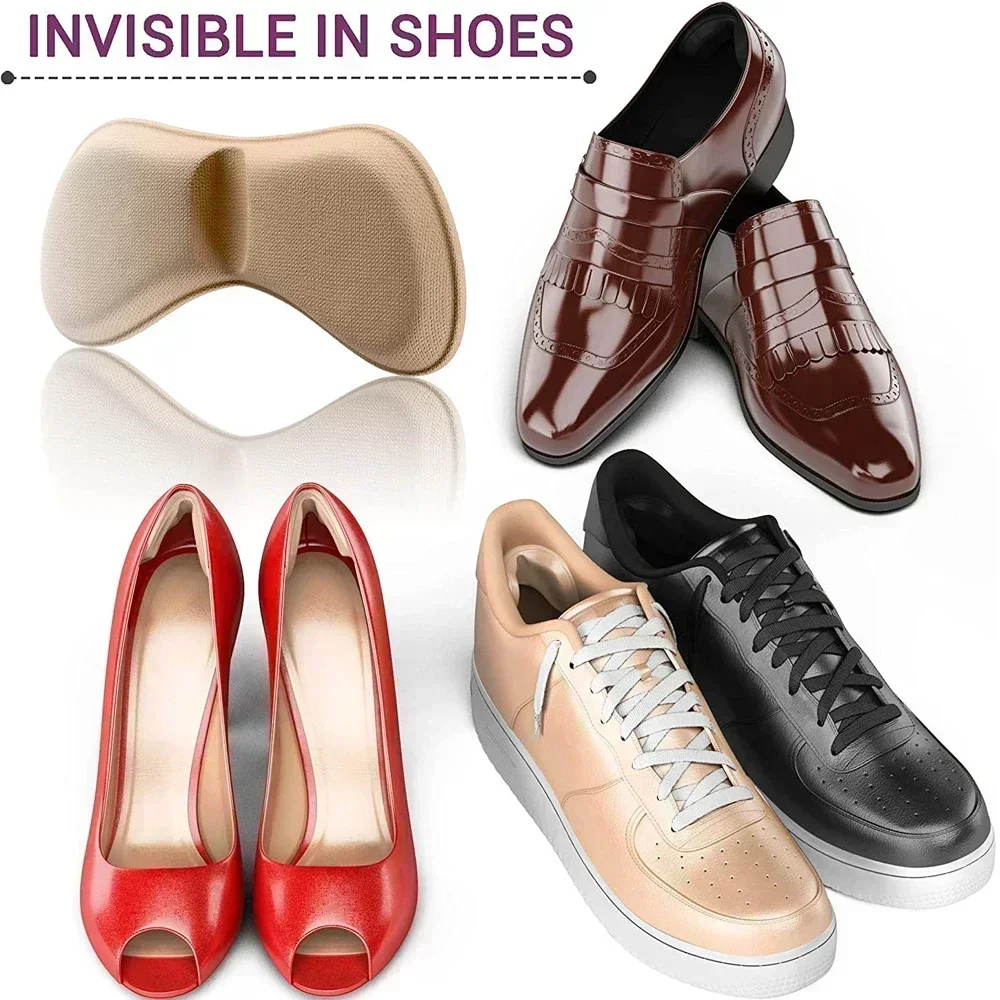 1/5Pairs Heel Insoles Patch Pain Relief Anti-wear Cushion Pad Feet Care Heel Protector Adhesive Back Sticker Shoes Insert Insole image 6