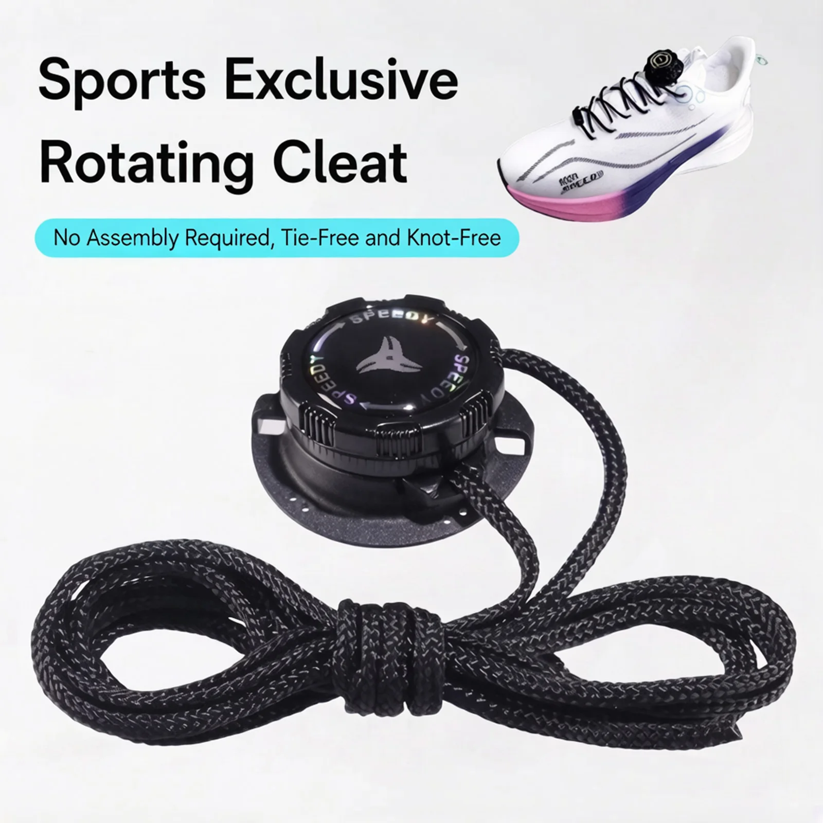 6Pcs Set/1 Pair No-Tie Shoe Locks Swivel Automatic Buckles for Sports and Outdoor Shoes Unisex Quick Adjust Design Pre Installed