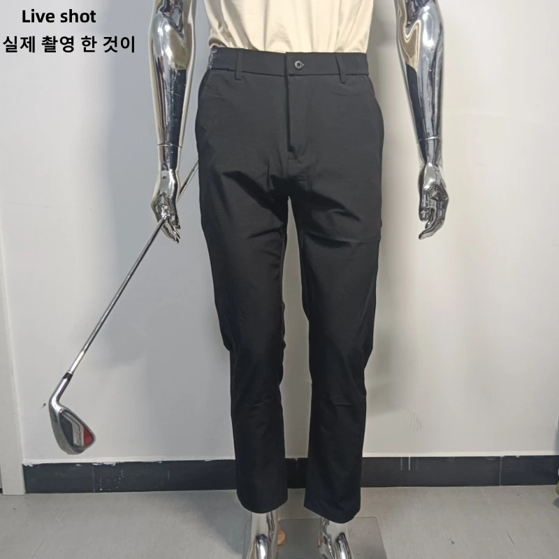 2024 new men's summer golf pants, high quality ice silk stretch golf pants, fashion slim-fit quick drying golf pants