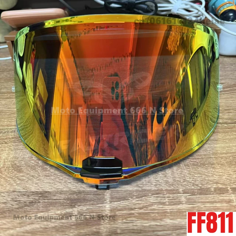 LS2 FF811 VECTOR II Helmet Visors Full Face Motorcycle Helmet Color Lens Black Silver Visor, Anti Fog Sticker