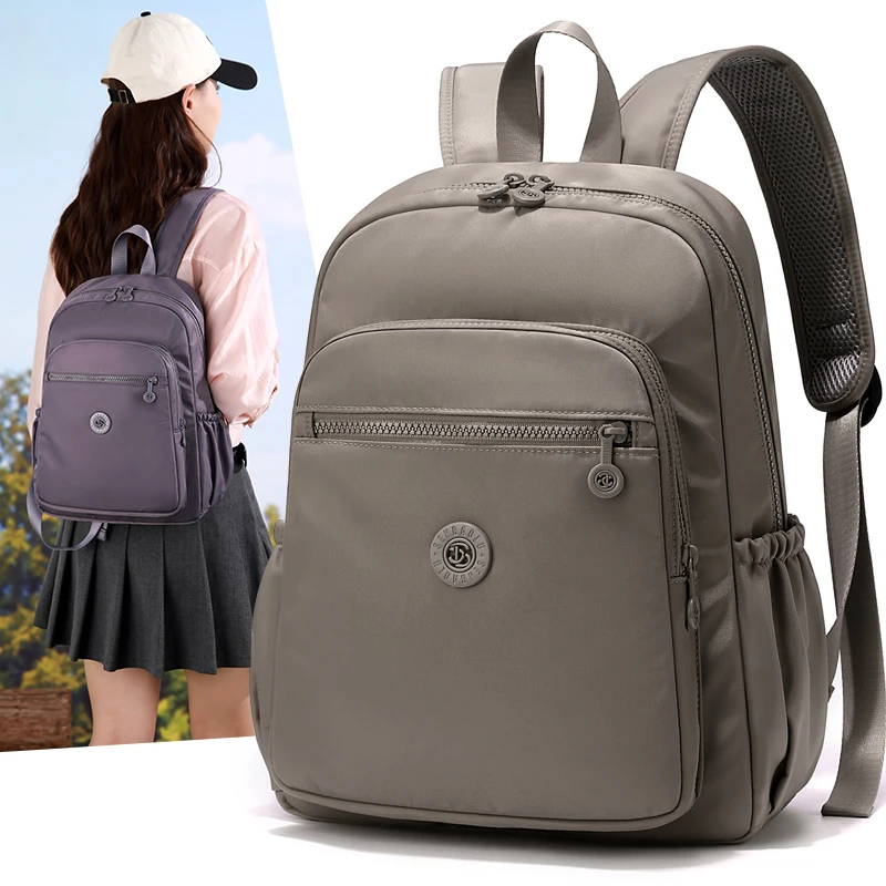 Casual Backpack Women Waterproof Nylon Daypack Commuter Back Pack Large Capacity School Bag Girl Rucksack Lightweight Travel bag