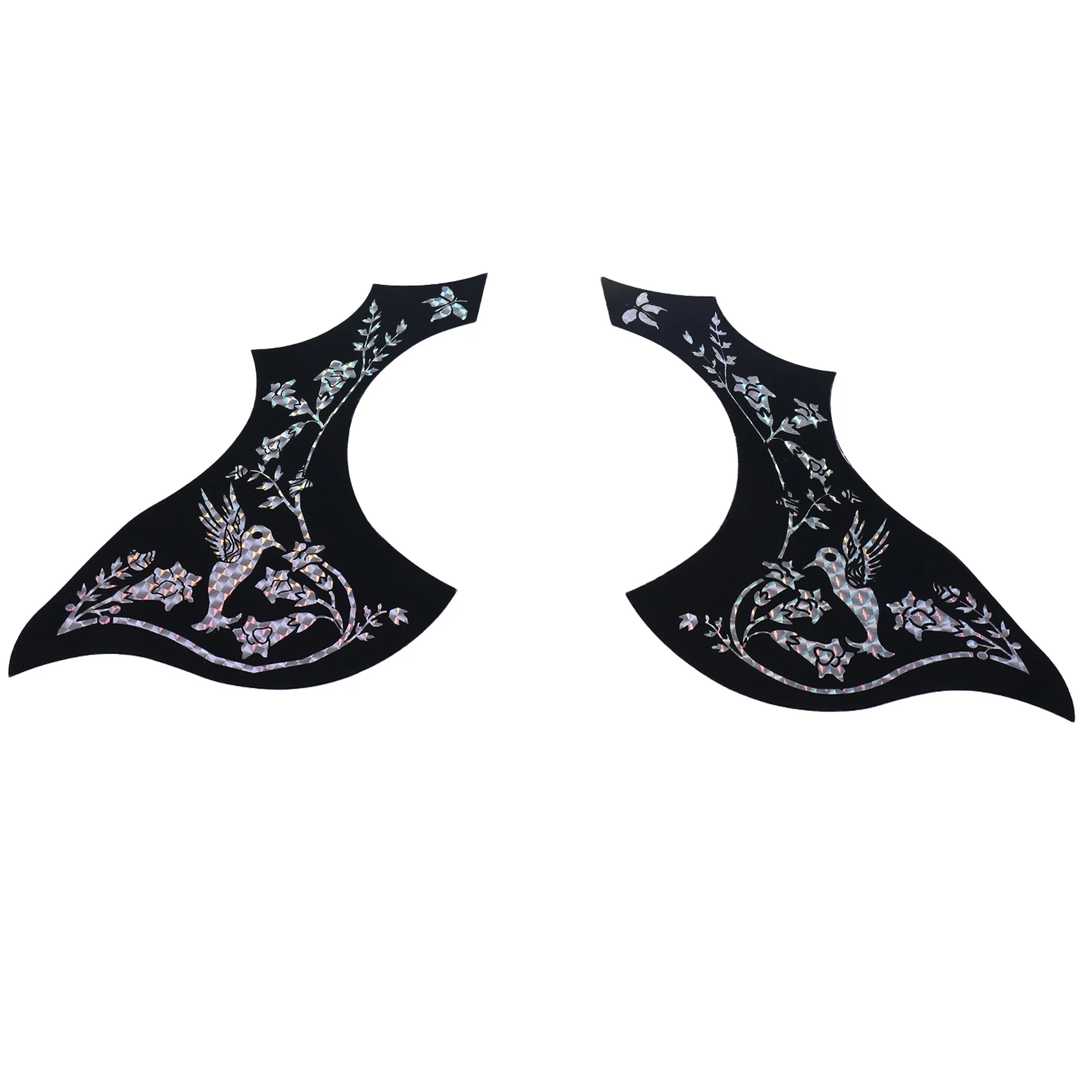 2 Stücke Gitarre Schlagbrett Anti-Scratch Schutz Platte Selbstklebende Pick Guard Aufkleber für Akustische Gitarre Teile HYP