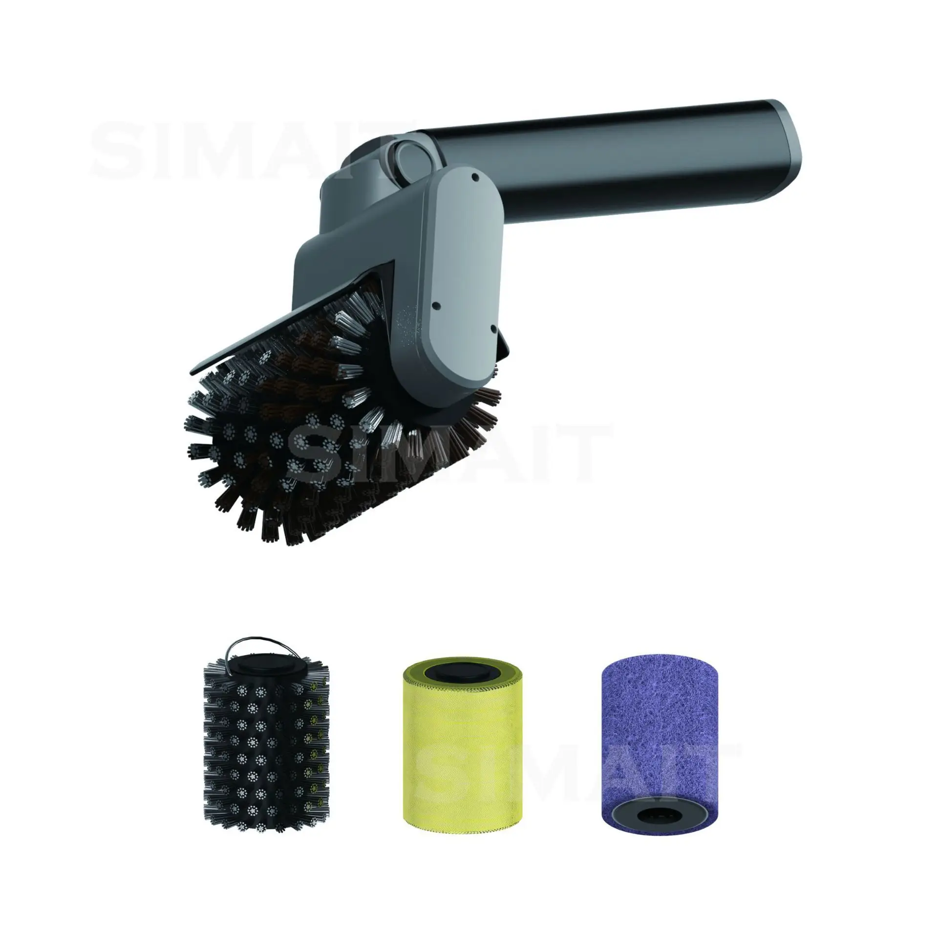 High-Power Electric Grill Brush, BBQ Roller Cleaning Brush for Grill Racks & Griddles