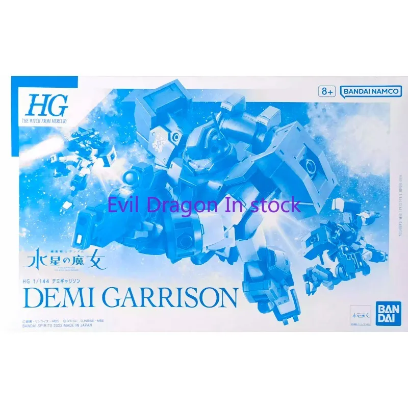 Bandai Original Gundam Model Kit Anime Figure PB HG 1/144 DEMI GARRISON Action Figures Toys Collectible Gifts for Children