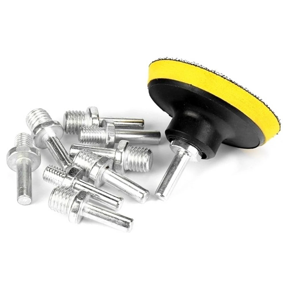 3Pcs Hand Electric Drill Polisher Grinder Adapter Rod Polishing Wheel Angle Grinder Connecting Conversion Rod Cutting Disc